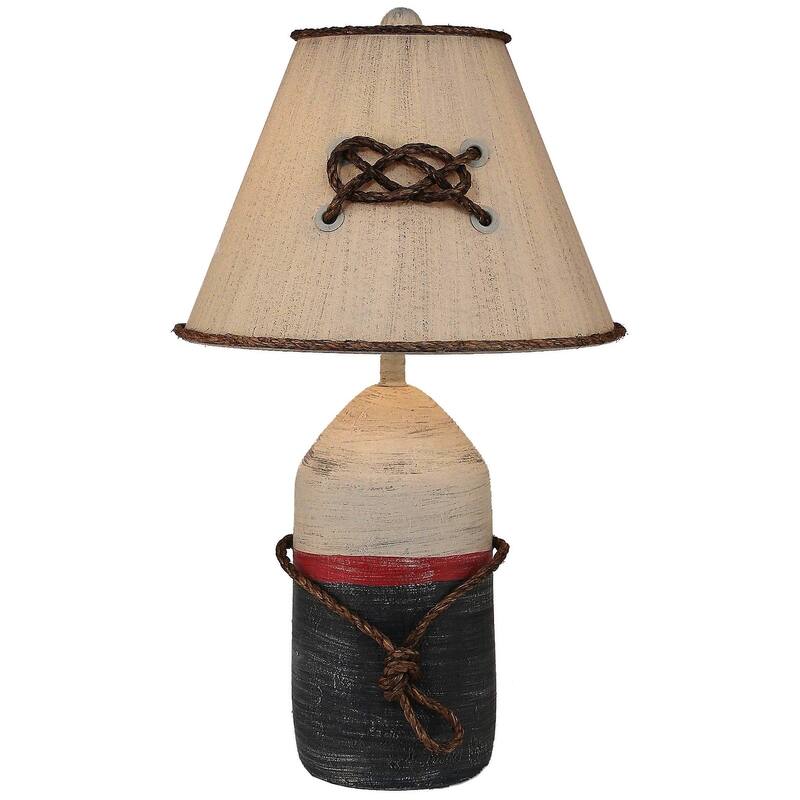 Coastal Buoy Table Lamp with Rope