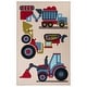 preview thumbnail 7 of 7, Superior Country Trucking Non-Slip Kids Washable Indoor Area Rug