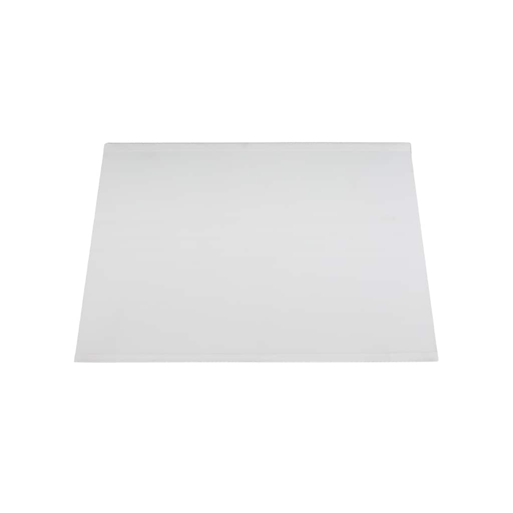 Aspen Creative Rectangle Hardback Shape Spider Construction Lamp Shade in White, Top: (8"+14") Bottom: (10"+16")  x Height: 10"