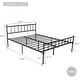 preview thumbnail 11 of 19, alazyhome Classic Metal Platform Bed Frame Steel Slat Support, Black