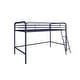 preview thumbnail 14 of 20, Avenue Greene Avery Junior Twin Metal Loft Bed Blue - Twin