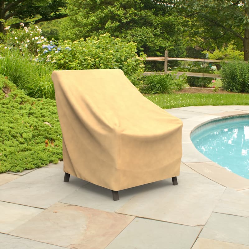 Budge Water-Resistant Outdoor Patio Chair Cover, All-Seasons, Nutmeg, Multiple Sizes