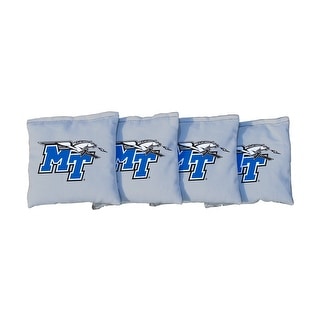 Middle Tennessee State University Blue Raiders Gray Cornhole Bags