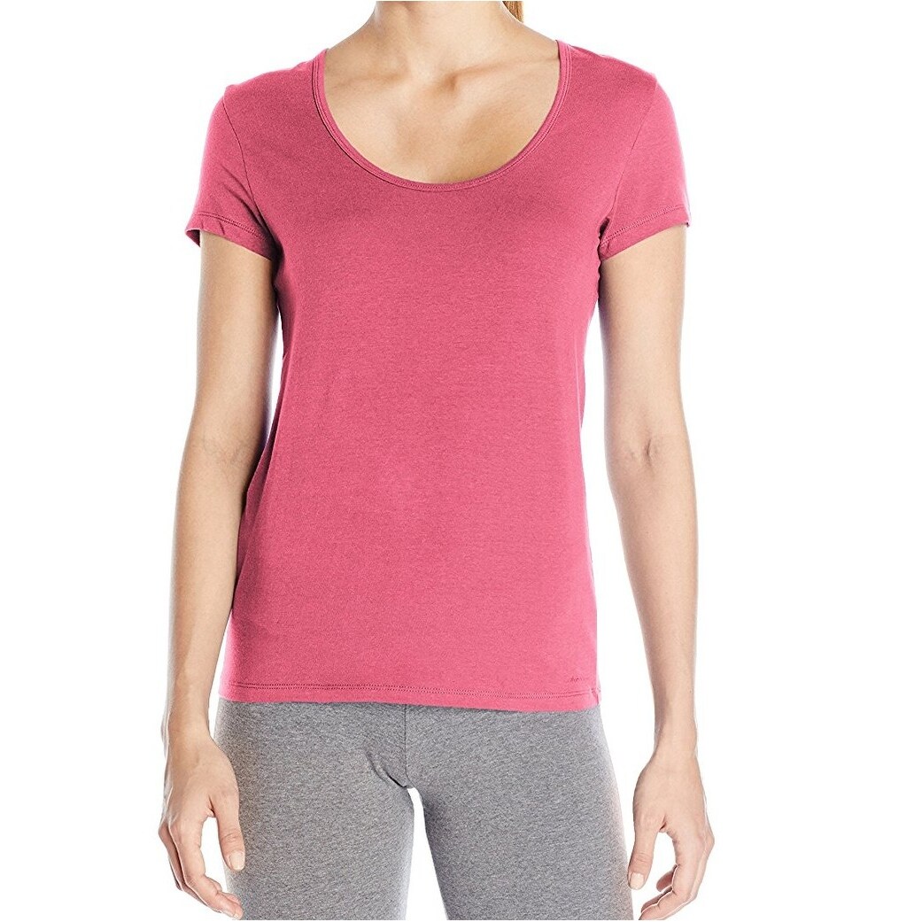 Calvin klein scoop neck tee clearance
