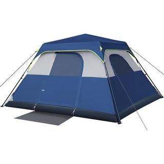 6-person camping tent sets up in 60 seconds, rainproof and windproof ...