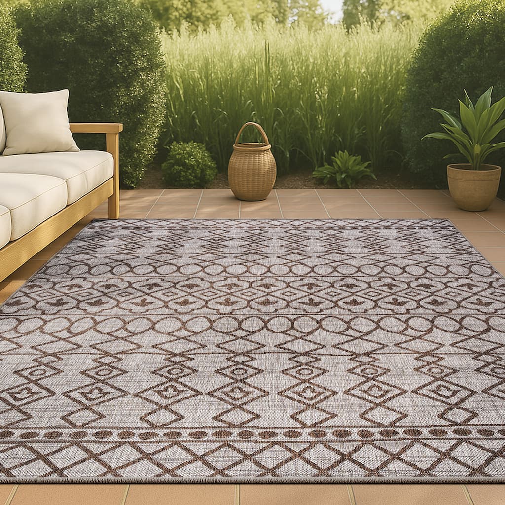 JONATHAN Y Nokat Tribal Bohemian Indoor/Outdoor Area Rug