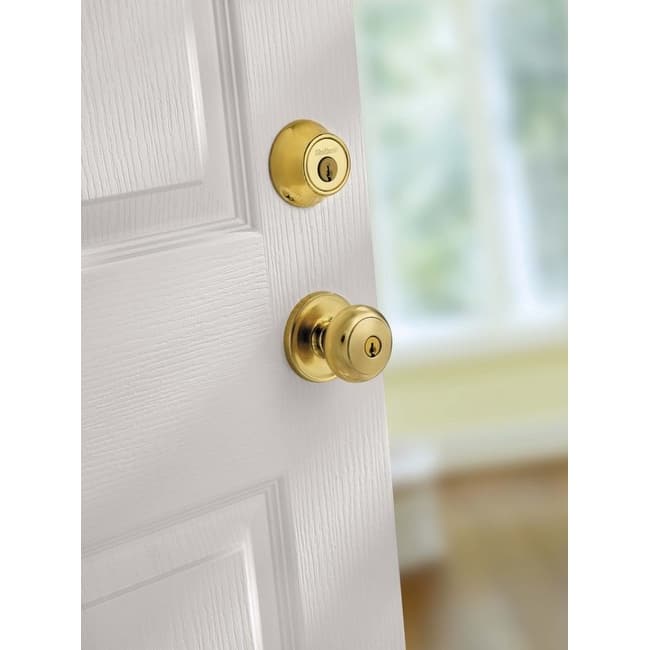 Kwikset One Sided Deadbolt with Back Plate from the 660 Series