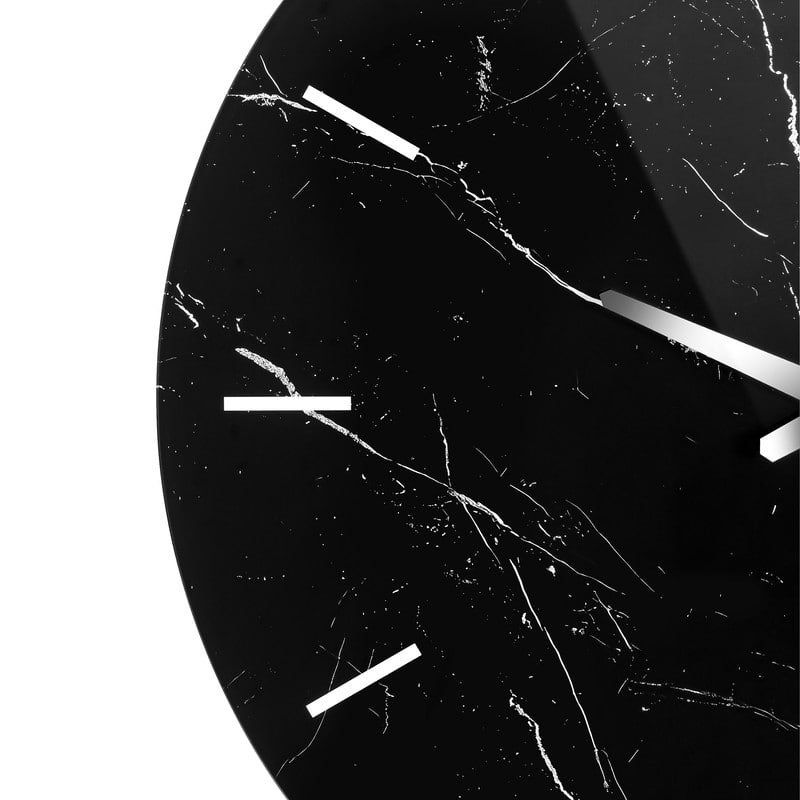 23.6" Glass Frameless Decorative Wall Clock