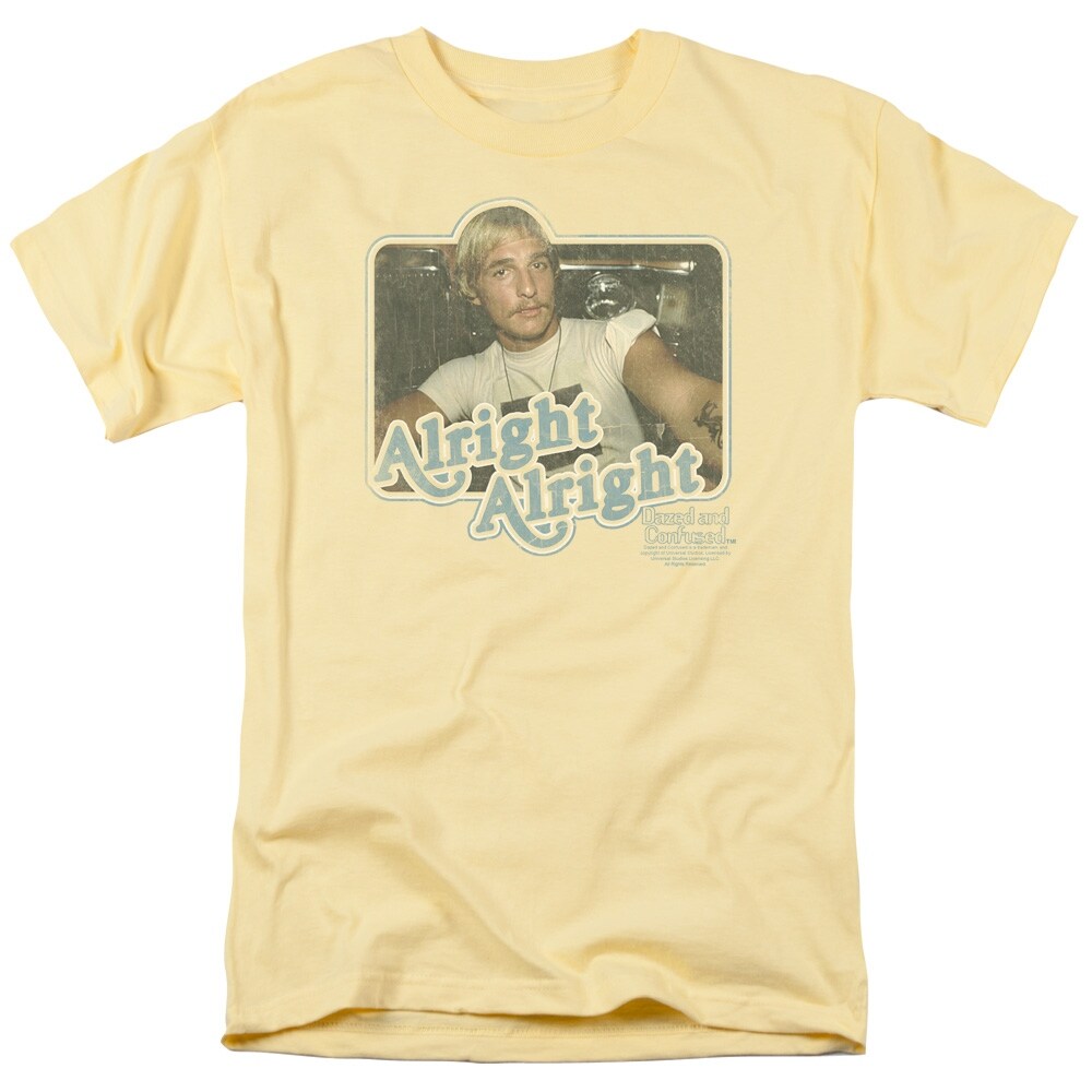 Shop Dazed And Confused Alright Alright Mens Short Sleeve Shirt