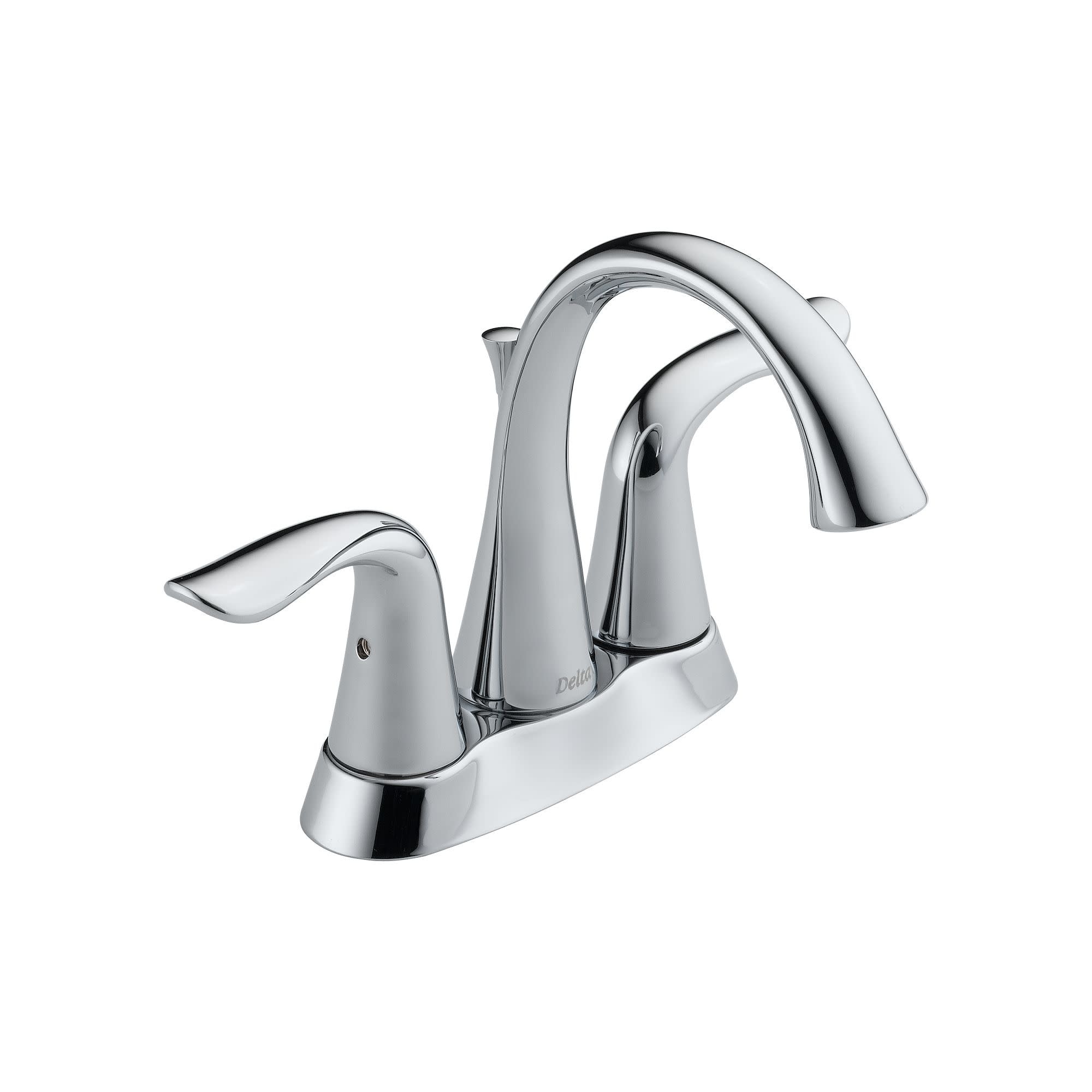 Delta 2538 Tp Dst Lahara Centerset Bathroom Faucet With Pop Up Drain Overstock 17032632