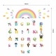 preview thumbnail 5 of 4, Walplus Colorful Rainbow Alphabet Kids Wall Stickers Nursery Décor Decal