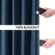 preview thumbnail 12 of 89, Exclusive Fabrics Faux Linen 100% Blackout Curtains Heat and Light Blocking - (1 Panel)