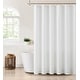 preview thumbnail 4 of 5, Brooklyn Loom Flax Linen Shower Curtain White