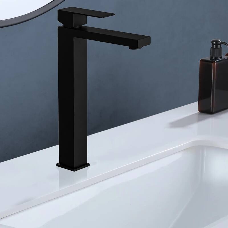 Topcraft Stainless Steel Single Handle Bathroom Sink Faucet