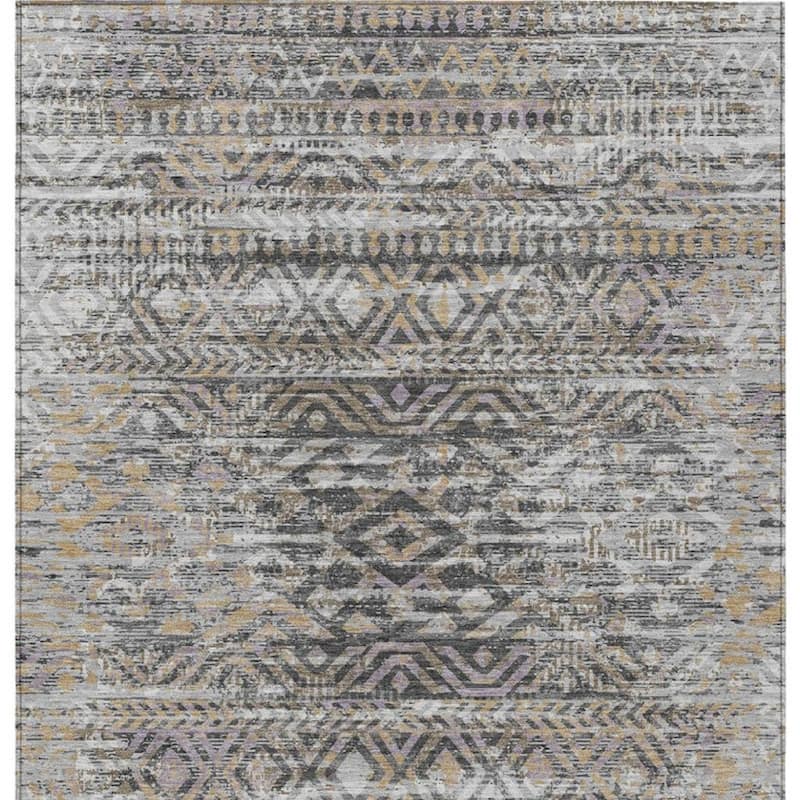 HomeRoots Moroccan Transitional Rectangle Outdoor Rug