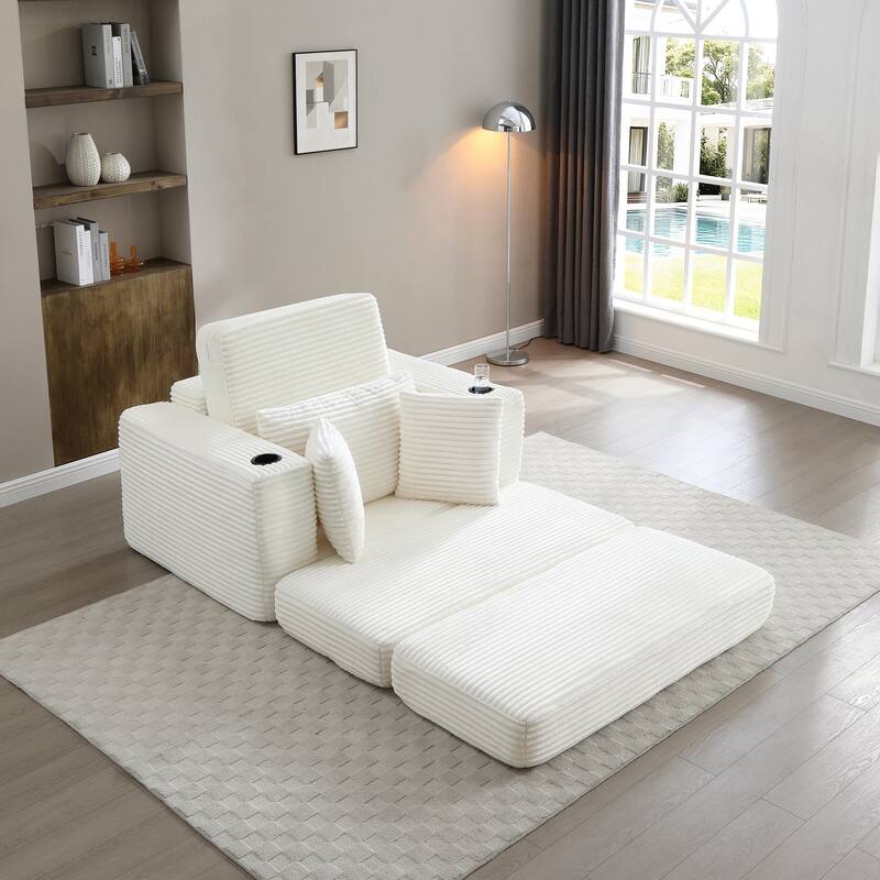 Chaise Lounge Chair for Reading, Living Room & Bedroom