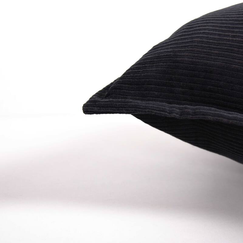 Rizzy Home Solid Velvet and Corduroy Throw Pillow