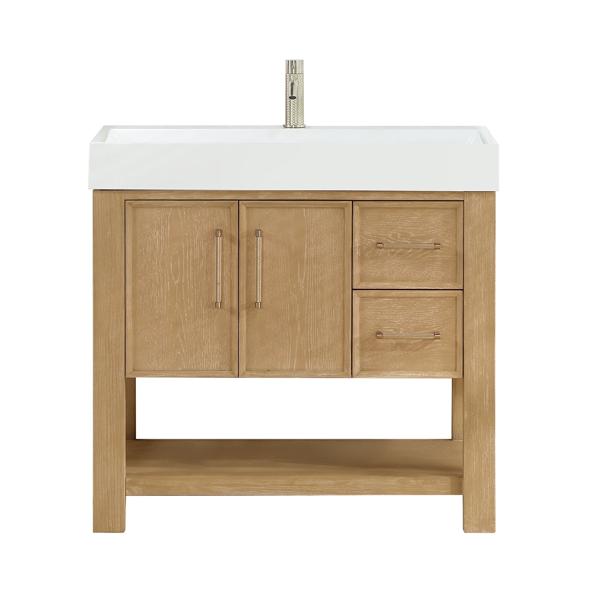 Miseno MV-NM-VERA36-WHT Vera 36" Free Standing Single Basin Vanity Set