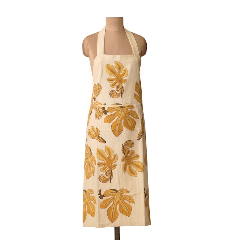 Couleur Nature Fig Apron - One Size - Citrine