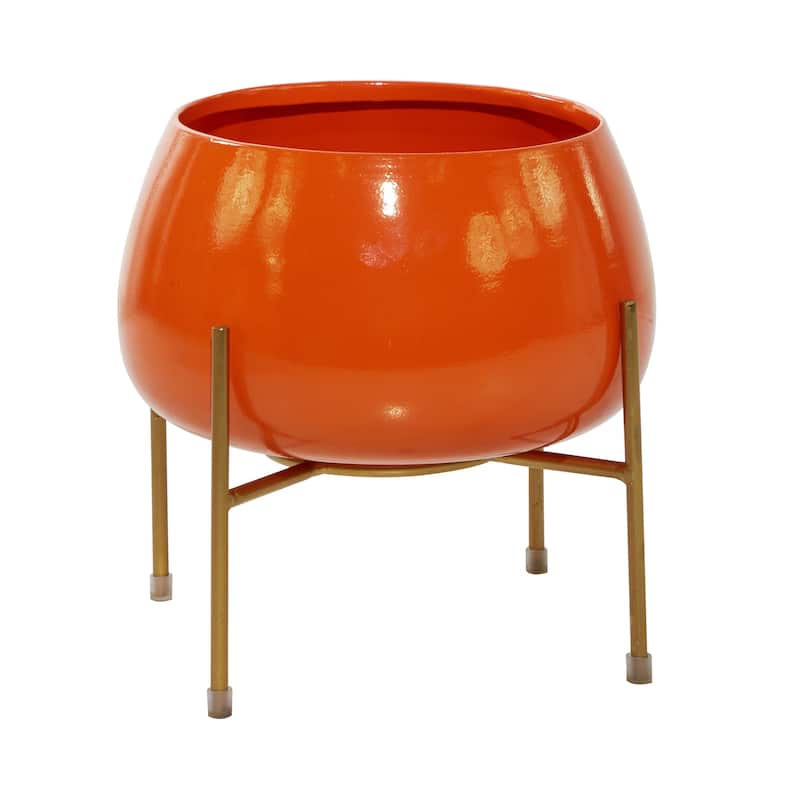 Iron Contemporary Planter (Set of 2) - 8' x 10'