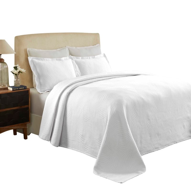 Superior Cascade Cotton Decorative Bedspread Set