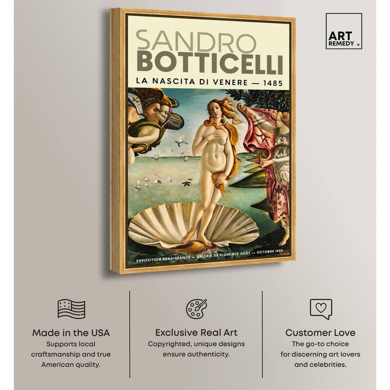 Renaissance Birth of Beauty Canvas by Art Remedy