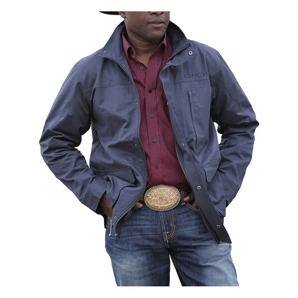 mens cinch denim jacket