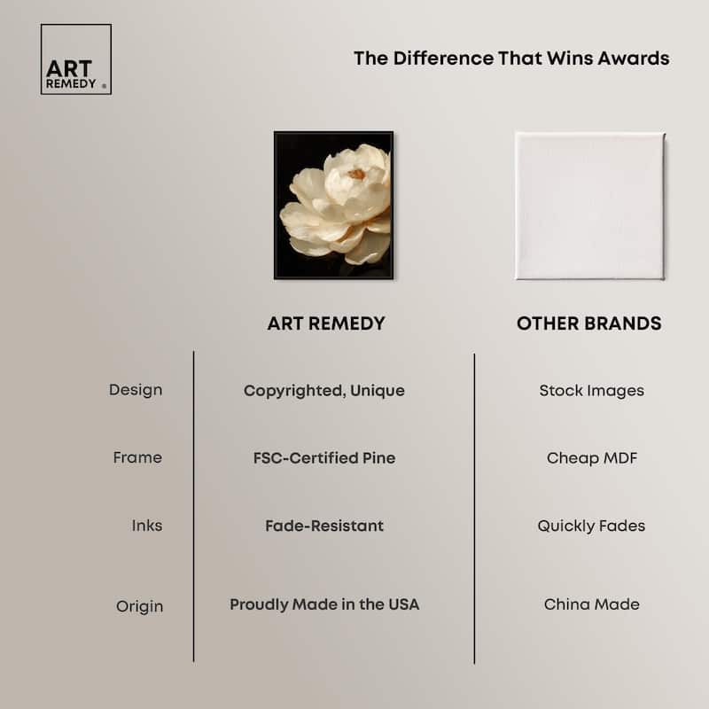 Dramatic Bloom Canvas by Art Remedy