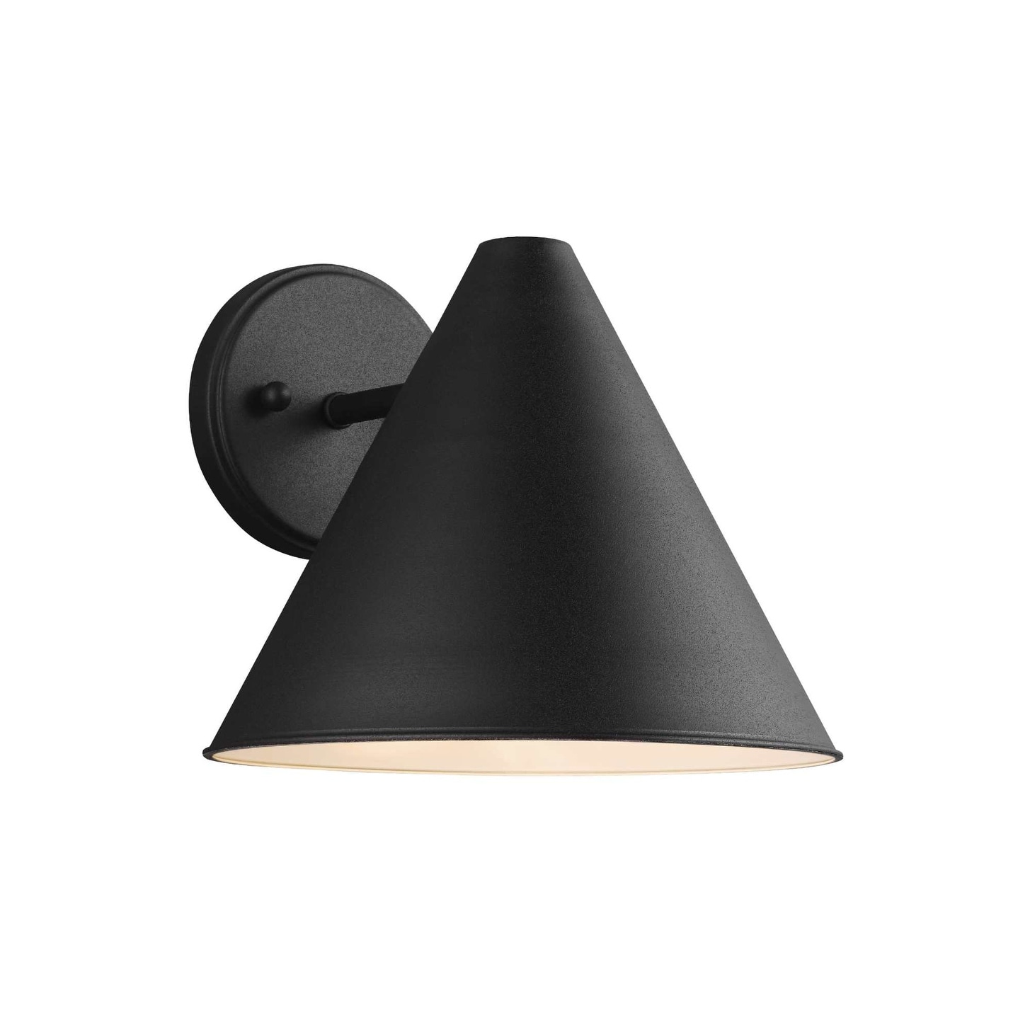 James Allan Justice Single Light 9" Tall Outdoor Wall Sconce