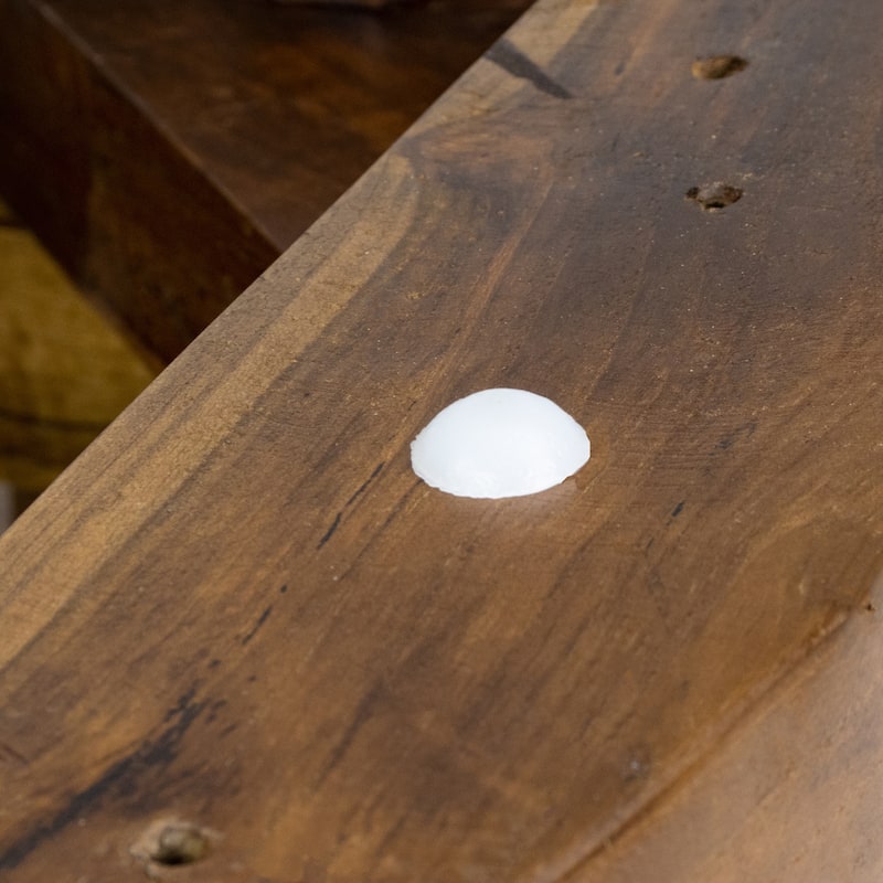 Handcrafted Brown Open Teak Wood Coffee Table Accent Side Table End Table