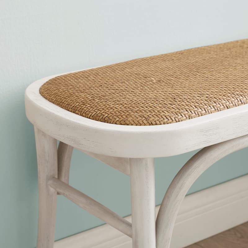 Bernsley Bentwood Rattan Dining Bench
