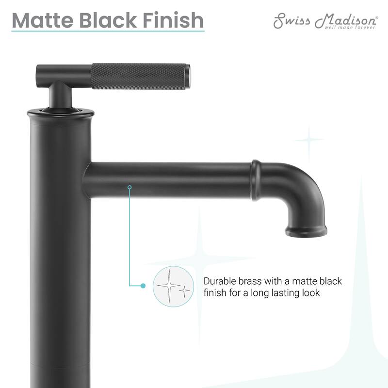 Avallon Single Hole, Single-Handle Sleek, High Arc Bathroom Faucet