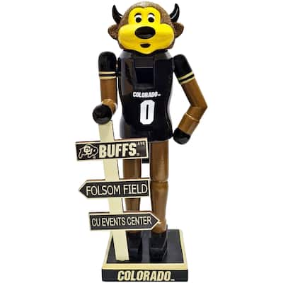 NCAA 12" Iniversity of Coloroado Mascot Nutcracker