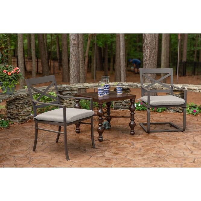 Sunbrella 20 x 18 solid fabric seat pad(2 pack)