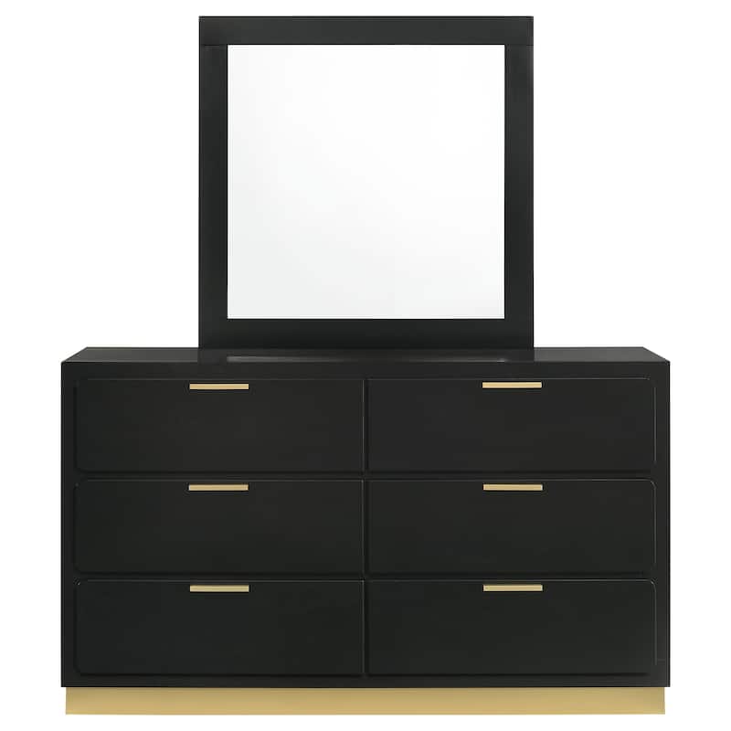Caraway Contemporary Wood 6-drawer Dresser