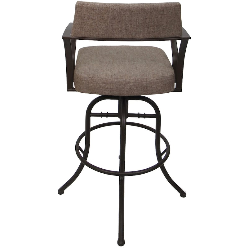 Carolina Tan Swivel Tilt Counter 26" or Bar 30" Metal Bar Stool