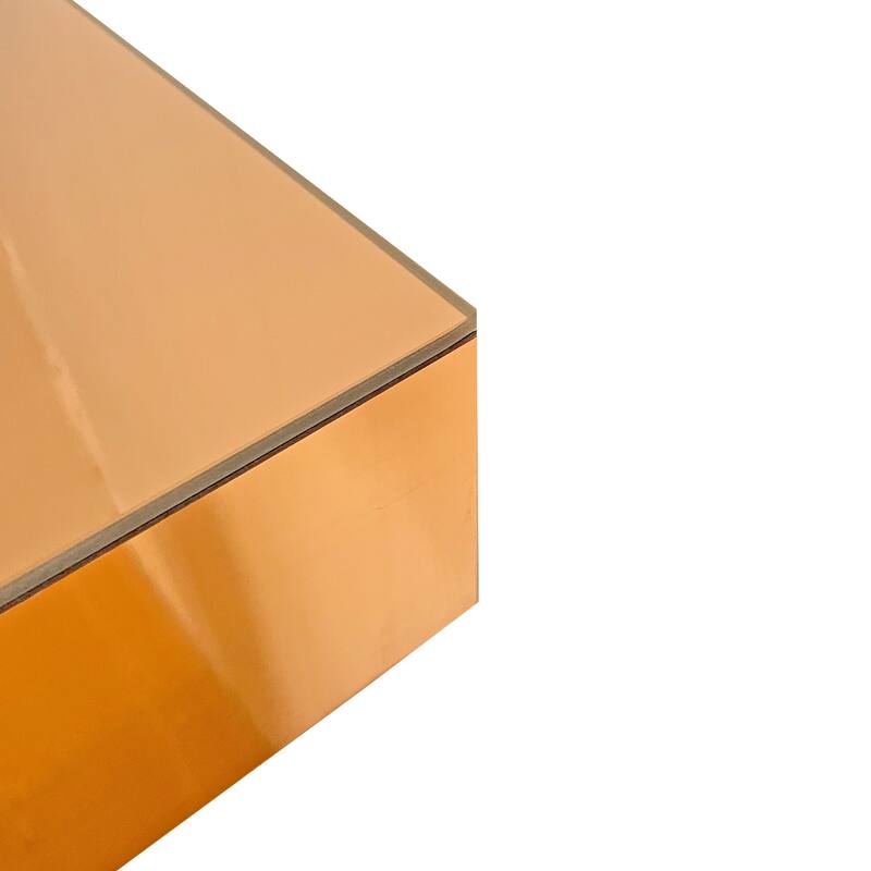 O-Shaped Handicrafts Mirror Console Table for Living Room