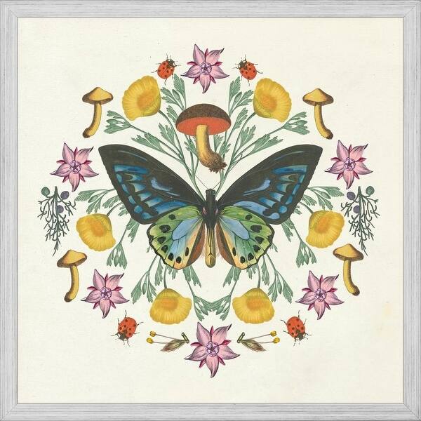 Shop Easy Art Prints Wild Apple Portfolio S Butterfly Mandala Iv