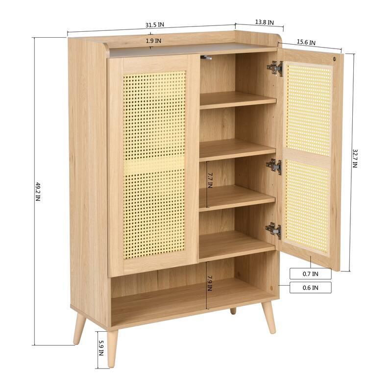 Free Standing Storage Cabinet Console Sideboard Table - Bed Bath ...