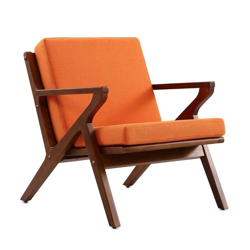 Manhattan Comfort Martelle Amber Twill Weave Accent Chair