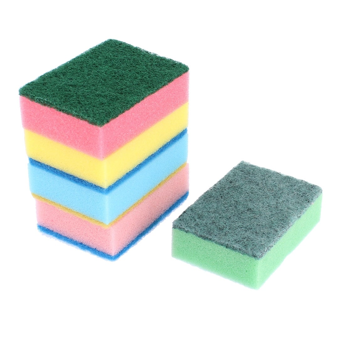  Car Wash Sponges 5pcs Mix Colors Cleaning Scrubber