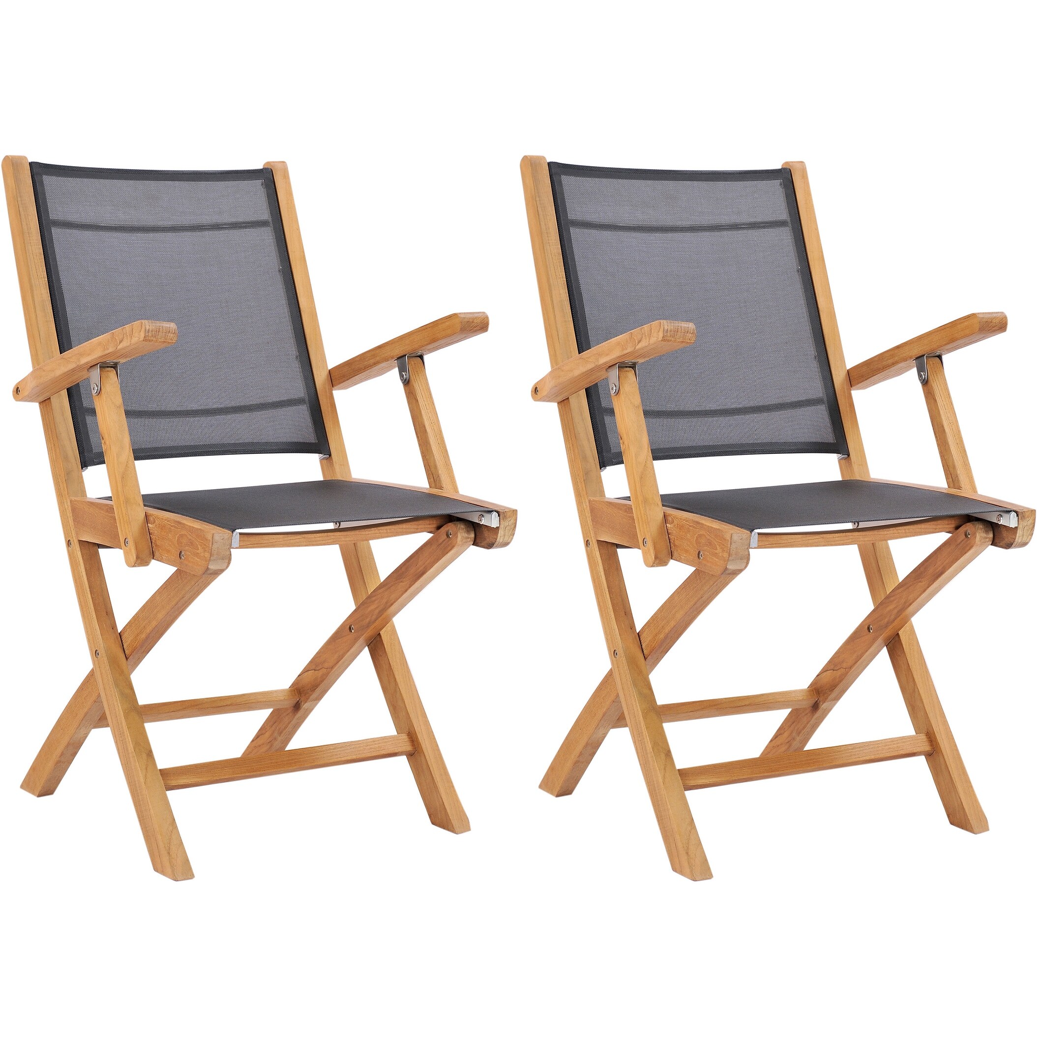 wooden folding arm chairs