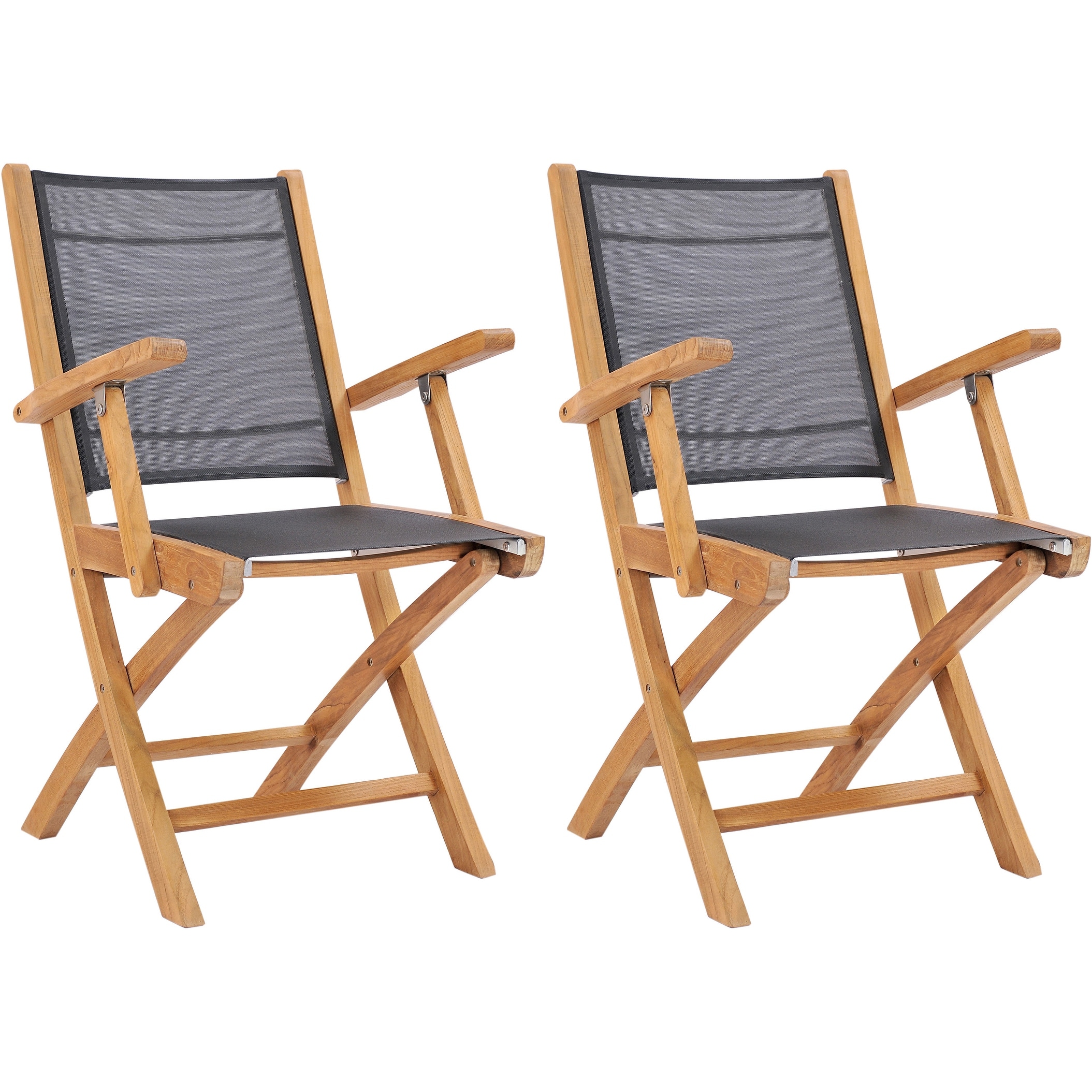 wooden folding arm chairs