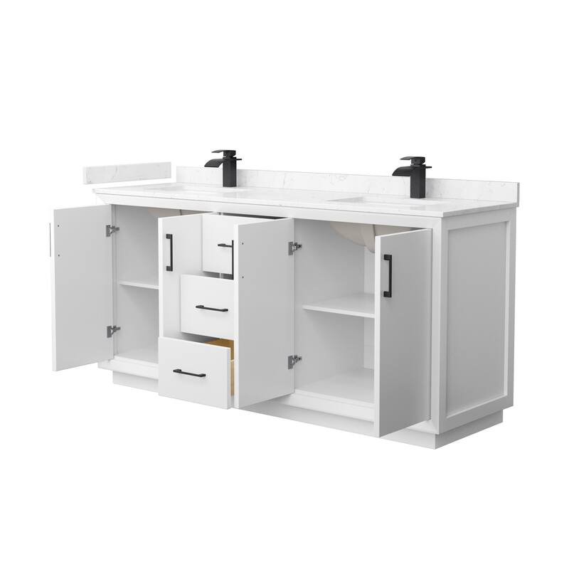 Wyndham Collection WCF414172D-VCA-UNSMXX Strada 72" Free Standing
