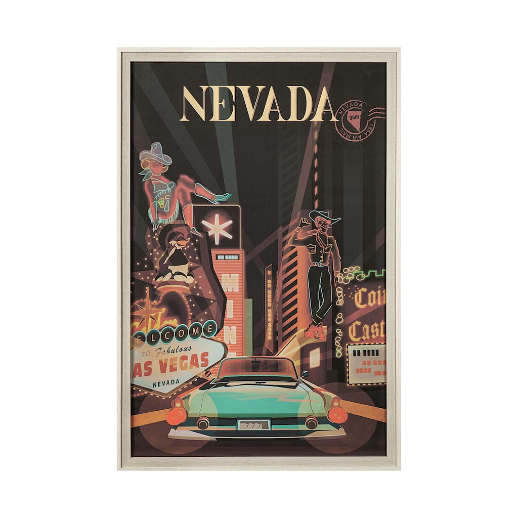 Nevada Go (XL) Framed Art Print