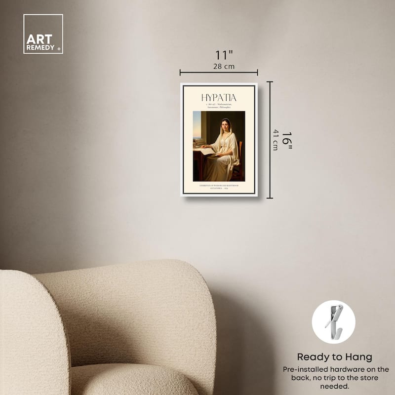 Philosopher of Alexandria Canvas by Art Remedy