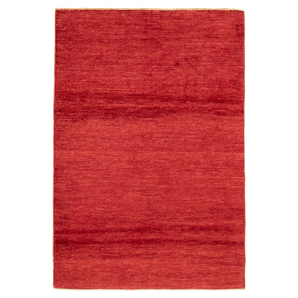Pak Finest Gabbeh Red Rug 3'10" x 5'7" - 3'10 x 5'7