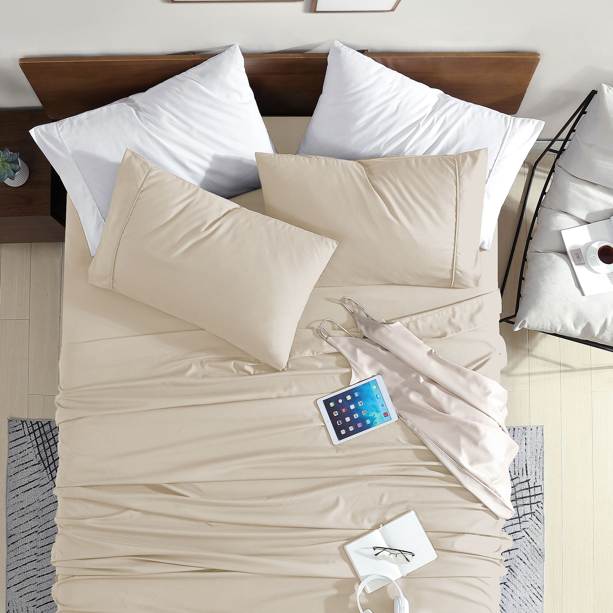 Swift Home Double Brushed Ultra Soft Microfiber Sheets - Picture 37 of 80