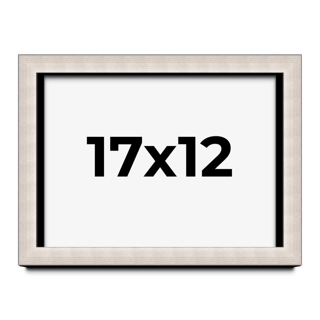 17x12 Shadow Box Frame Silver Real Wood Contemporary Shadowbox Display Frame UV Acrylic Front Acid Free Backing and Hardware