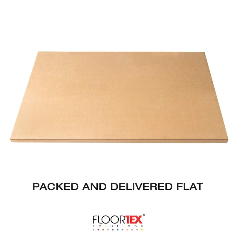 Glaciermat® Heavy Duty Glass Chair Mat for Hard Floors & Carpets - 36" x 40"